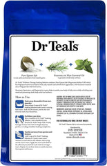 Dr. Teal's Rosemary & Mint Bath Soak Gift Set (4 Pack, 3lbs Ea.) - Wellness Therapy Soaking Solution Eases Aches & Pains and Promotes Healing for Overworked Muscles - At Home