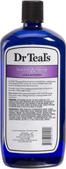 Dr Teal's Foaming Bath & Body Lotion Gift Set (2 Pack, 42oz Total) - 34oz Soothe & Sleep Lavender Foaming Bath & 8oz Nighttime Therapy Melatonin Body Lotion - for a Better Nights Sleep