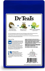 Dr. Teal's Hemp Seed Oil Bath Soak Gift Set (2 Pack, 3lbs ea.) - Cannabis Sativa Essential Oils Blend Moisturizes & Softens Skin - Pure Epsom Salt Eases Aches & Pains Throughout The Body