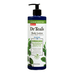Dr. Teal's Body Lotion Moisture Rejuvenating Eucalyptus & Spearmint, 16 fl oz Pack of 2