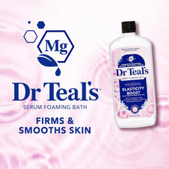 Dr Teal's Skin Renewal Elasticity Boost Serum Foaming Bath, 24 fl oz