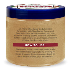 Dr. Teal's Shea Sugar Scrub Shea Butter & Almond Oil 19 Ounce Jar
