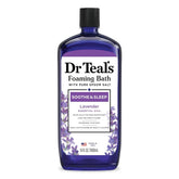Dr Teal’s Foaming Bath with Pure Epsom Salt, Soothe & Sleep with Lavender, 34 Ounces (Packaging May Vary)