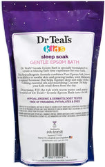 Dr. Teal's Kids' Gentle Sleep Soak with Pure Epsom Salt & Melatonin - (2 Pack, 2lbs Ea.) - Coconut and Other Essential Oils Relieve Stress & Soothe The Body - Hypoallergenic & Paraben Free