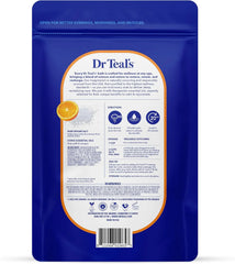 Dr Teal's Pure Epsom Magnesium Salt Soak, Glow & Radiance with Vitamin C & Citrus Essential Oils, 3 lbs