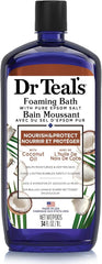 Dr. Teals Coconut Oil Foaming Bath, 34 Ounce