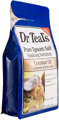 Dr. Teal's Epsom Salt Bath Variety Gift Set (3lbs Ea.) - Soothe & Sleep Lavender, Nourish and Protect Coconut Oil - Essential Oils Blended with Pure Epsom Salt