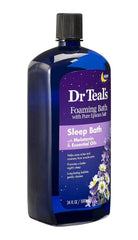 Dr Teal's Foaming Bath With Pure Epsom Salt Sleep Bath With Melatonin & Essential Oils 34 FL OZ (Pack of 2)