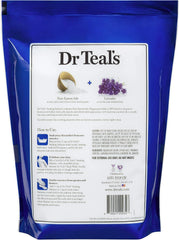 Dr. Teal's Lavender Soaking Solution (1 Bag, 7lb) - Blended with Pure Epsom Salt - Relax and Relieve Stress at Home While Promoting a Better Nights Sleep - Value Size Bag