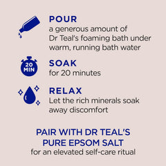 Dr. Teals Coconut Oil Foaming Bath, 34 Ounce