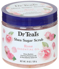 Dr. Teal's Shea Sugar Scrub Coconut Oil 19 Ounce Jar