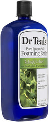 Dr. Teal's Foaming Bath, Eucalyptus, 34 Ounce (Pack of 3)