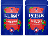 Dr Teal's Epsom Salts Calm Your Mind (Ashwagandha) 3Lb 1.36Kg (Pack of 2)