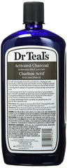 Dr Teal's Activated Charcoal & Lava Foaming Bath with Pure Epsom Salt, 34 oz