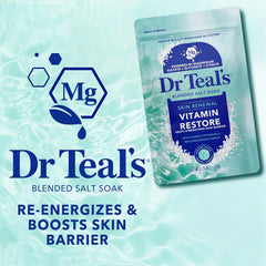 Dr Teal's Skin Renewal Vitamin Restore Blended Salt Soak, 2.25 lb