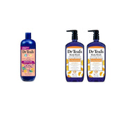 Dr Teal's Kids 3-in-1 Elderberry Bath: Bubble Bath, Body Wash & Shampoo, 20 fl oz. & Body Wash with Pure Epsom Salt, Glow & Radiance with Vitamin C & Citrus Essential Oils