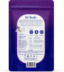 Dr Teal's Epsom Salt Magnesium Soak, Sleep Blend with Melatonin, Lavender & Chamomile Essential Oils, 3 lbs