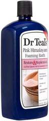 Dr Teal's Pink Himalayan Salt Foam Bath Gift Set (3 Pack, 34oz Ea.) - Essential Bergamot & Sweet Orange Oils Blended with Pure Epsom Salt Soothes The Senses & Provides Relief from Stress