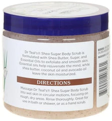 Dr. Teal's Shea Sugar Scrub Coconut Oil 19 Ounce Jar