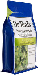 Dr Teal's Salt Bath Variety Gift Set (2 Pack, 3lbs Ea.) - Relax & Relief Eucalyptus & Spearmint, Melatonin Sleep Soak - Essential Oils Blended with Pure Epsom Salt & Melatonin - Promotes Better Sleep