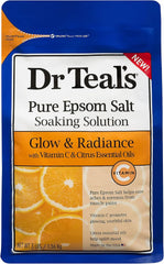 Dr. Teal's Purify & Hydrate Sea Kelp Bath Soak Gift Set (4 Pack, 3lbs Ea.) - Nutrient Rich Sea Kelp, Lemongrass & Orange Essential Oils Blended with Pure Epsom Salt - Nourish Skin at Home