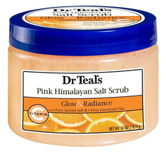 Dr. Teal's Salt Scrub Pink Himalayan Glow 16 Ounce Jar