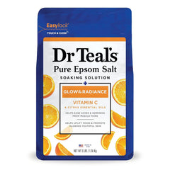 Dr Teal's Epsom Salt Soaks with Vitamin C & Citrus and Coconut Oil, 3 lbs Each