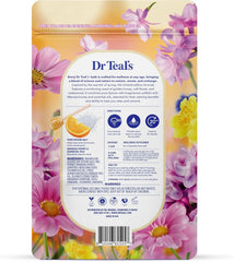 Dr Teal's Epsom Salt Magnesium Soak, Limited Edition Honey Blossom, 3 lbs (Pack of 4)