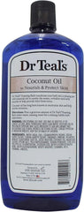 Dr Teal's Foaming Bath Variety Gift Set (2 Pack, 34oz Ea) - Melatonin Sleep Bath, Nourish & Protect with Coconut Oil - Essential Oils Blended with Pure Epsom Salt Ease Pain & Promote Better Sleep