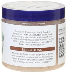 Dr. Teal's Shea Sugar Scrub Coconut Oil 19 Ounce Jar