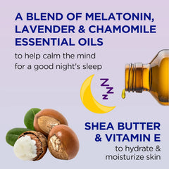 Dr Teal's Sleep Body Lotion, 24-Hour Moisture, with Melatonin, Lavender & Chamomile Essential Oils & Body Wash with Pure Epsom Salt, Soothe & Sleep with Lavender, 24 fl oz (Pack of 2)