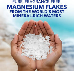 Ancient Oasis by Dr Teal's Magnesium Flakes, Fragrance Free, 2 lbs