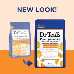 Dr Teal's Epsom Salt Soaks with Vitamin C & Citrus and Coconut Oil, 3 lbs Each