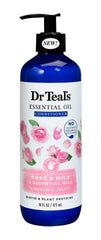 Dr Teal's Rose and Milk Essential Oil Conditioner with Biotin and Plant Proteins, 16 FL OZ (473 mL)