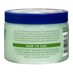 Epson Salt Body Scrub - Exfoliate & Renew with Eucalyptus & Spearmint (16 Ounces)