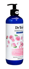 Dr Teal's Rose and Milk Essential Oil Conditioner with Biotin and Plant Proteins, 16 FL OZ (473 mL)
